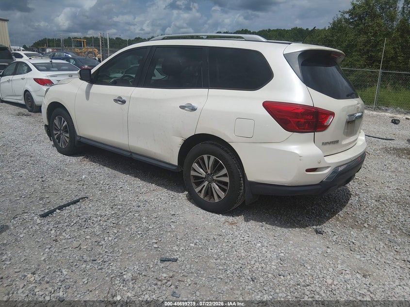 2017 Nissan Pathfinder VIN 5N1DR2MN8HC620352 IAAI salvage auction — NORMAL WEAR, Clear (Alabama), sold $675 on 2026-08-31 (photo 3)