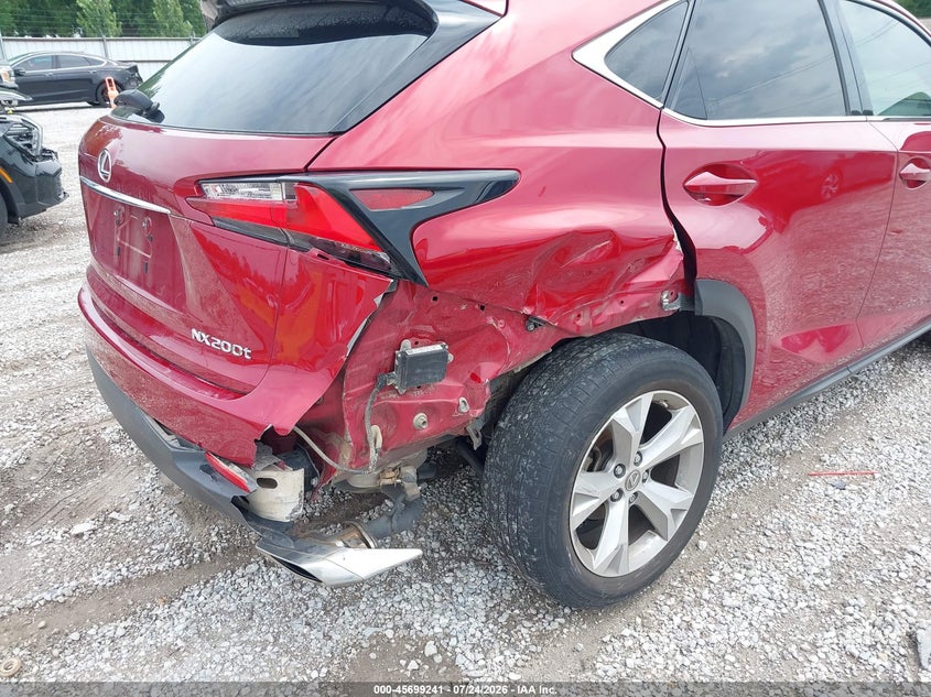 2017 Lexus Nx VIN JTJBARBZXH2126353 IAAI salvage auction — RIGHT REAR, Wait Title, sold $7,000 on 2026-09-19 (photo 6)
