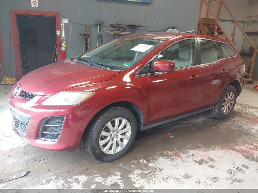 2010 Mazda Cx-7 VIN JM3ER2W58A0326289 IAAI salvage auction — NORMAL WEAR, Clear (Virginia), sold $375 on 2026-07-28 (photo 2)