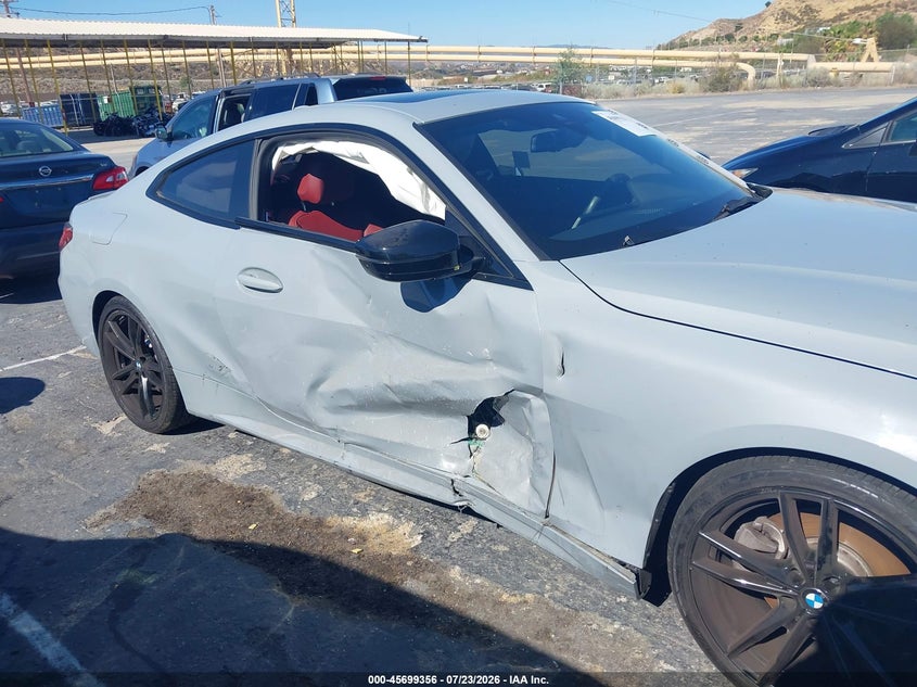 2022 BMW 4er VIN WBA53AP08NCJ66908 IAAI salvage auction — RIGHT SIDE, Salvage (California), sold $12,500 on 2026-08-10 (photo 6)