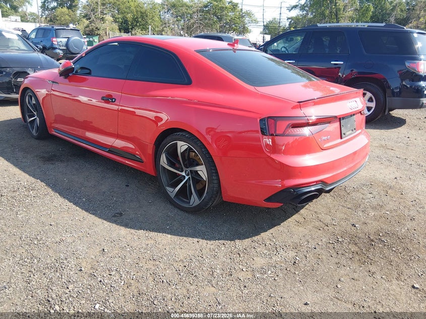 2018 Audi Rs5 VIN WUAPWAF57JA902360 IAAI salvage auction — RIGHT FRONT, Wait Title, sold $16,700 on 2026-08-30 (photo 3)