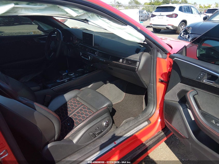 2018 Audi Rs5 VIN WUAPWAF57JA902360 IAAI salvage auction — RIGHT FRONT, Wait Title, sold $16,700 on 2026-08-30 (photo 5)