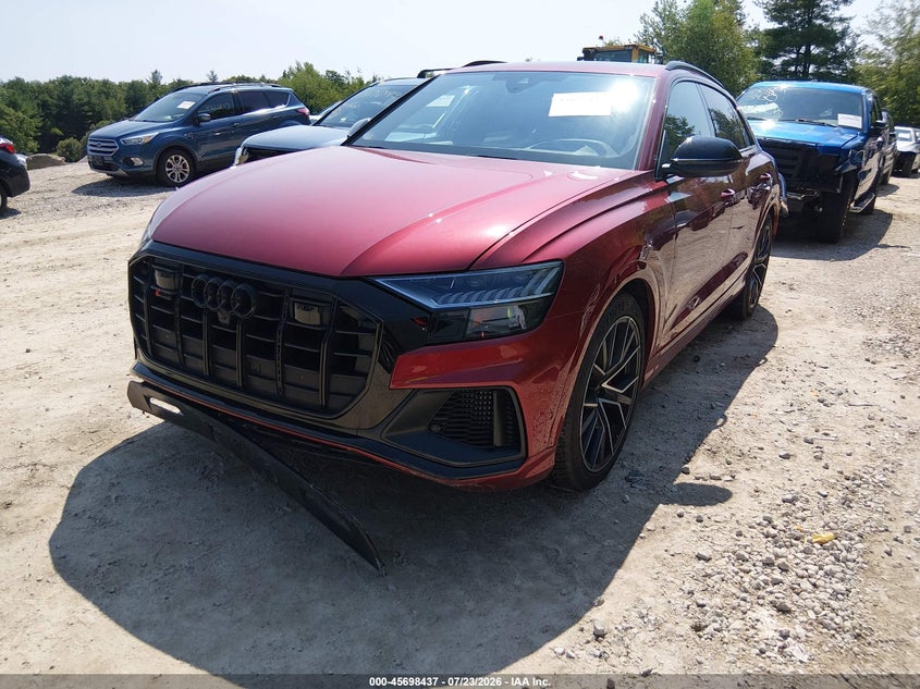 2023 Audi Sq8 VIN WA1CWBF18PD043585 IAAI salvage auction — FRONT END, Salvage Title, sold $39,250 on 2026-08-25 (photo 2)