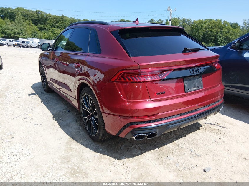 2023 Audi Sq8 VIN WA1CWBF18PD043585 IAAI salvage auction — FRONT END, Salvage Title, sold $39,250 on 2026-08-25 (photo 3)
