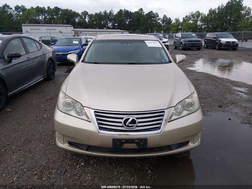 2011 Lexus Es 350 VIN JTHBK1EG4B2419246 IAAI salvage auction — WATER/FLOOD, Clear (Virginia), sold $1,200 on 2026-07-31 (photo 6)