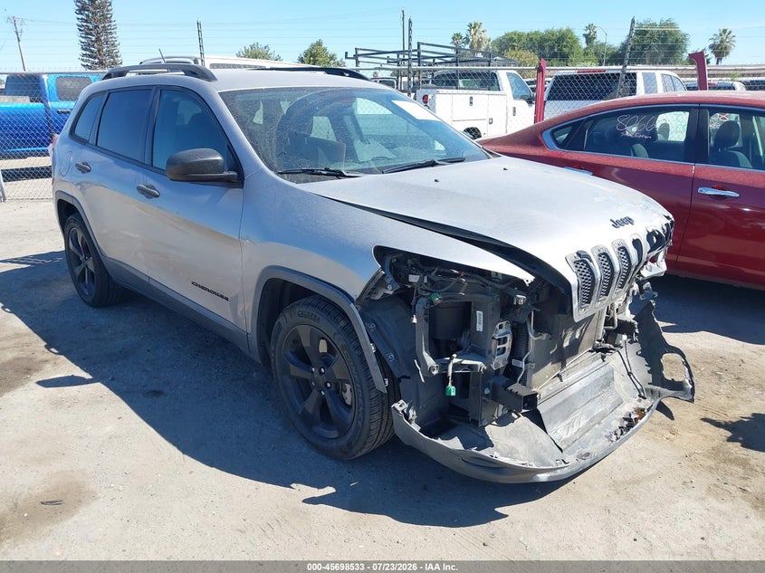 2017 Jeep Cherokee VIN 1C4PJLAB9HW591550 IAAI salvage auction — FRONT END, Salvage Title, sold $1,550 on 2026-08-03 (photo 1)