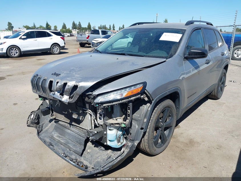 2017 Jeep Cherokee VIN 1C4PJLAB9HW591550 IAAI salvage auction — FRONT END, Salvage Title, sold $1,550 on 2026-08-03 (photo 2)