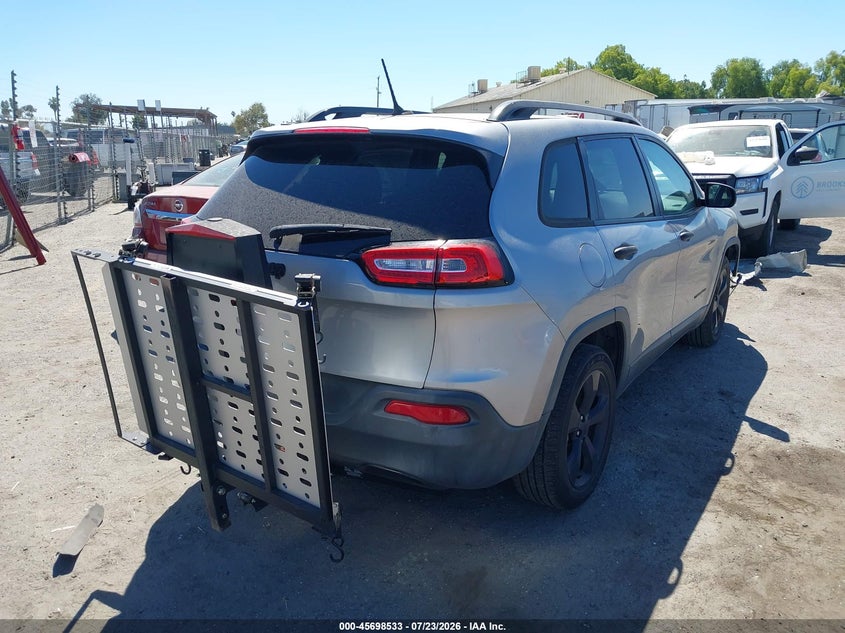 2017 Jeep Cherokee VIN 1C4PJLAB9HW591550 IAAI salvage auction — FRONT END, Salvage Title, sold $1,550 on 2026-08-03 (photo 4)