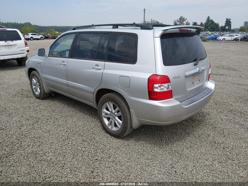 2006 Toyota Highlander hybrid VIN JTEDW21A860015787 IAAI salvage auction — NORMAL WEAR, Peddle Clear Public-Restricted (Oregon), sold $400 on 2026-07-29 (photo 3)