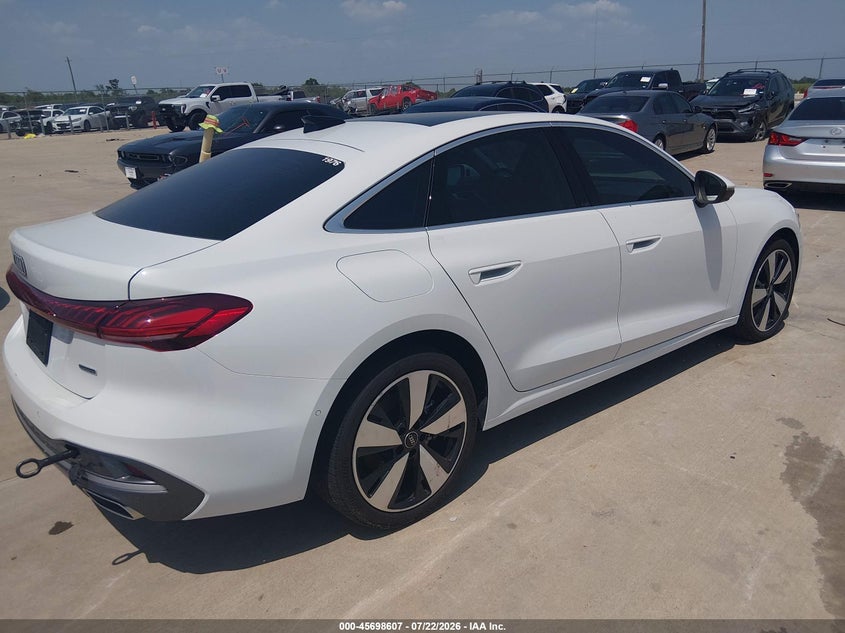 2025 Audi A5 VIN WAU1BCFU7SN043859 IAAI salvage auction — WATER/FLOOD, Salvage (Texas), sold $1,050 on 2026-09-30 (photo 4)