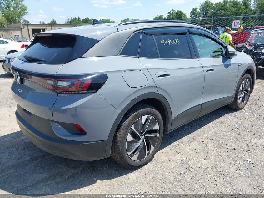 2022 Volkswagen Id.4 VIN WVGJNPE21NP070156 IAAI salvage auction — LEFT SIDE, Salvage Title, sold $8,750 on 2026-08-13 (photo 4)