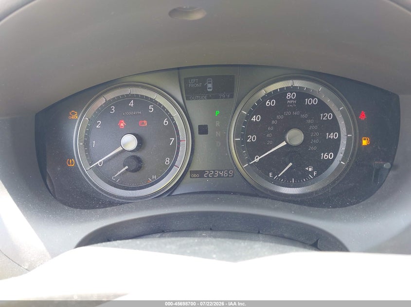 2008 Lexus Es 350 VIN JTHBJ46GX82195105 IAAI salvage auction — NORMAL WEAR, Clear (Massachusetts), sold $25 on 2026-07-29 (photo 7)