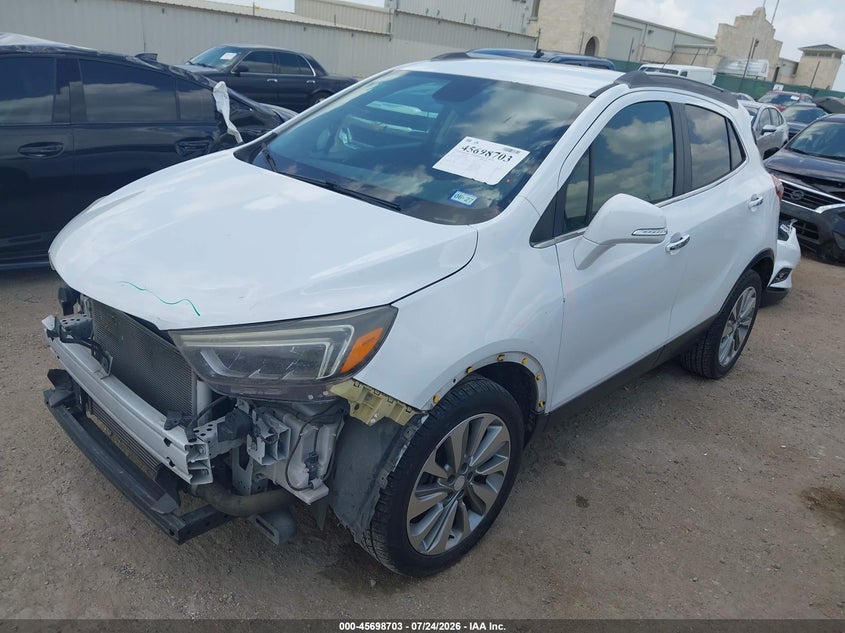 2017 Buick Encore VIN KL4CJCSB9HB010384 IAAI salvage auction — FRONT END, Wait Title, sold $1,100 on 2026-10-11 (photo 2)