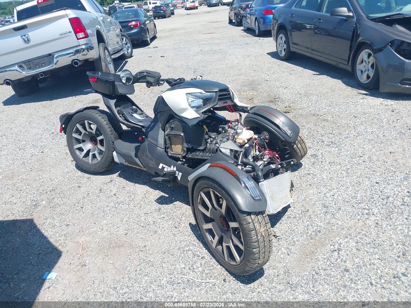2020 Can-am/ brp Ryker VIN 3JB2GEG23LJ005367 IAAI salvage auction — FRONT END, Wait Title, sold $100 on 2026-10-07 (photo 1)