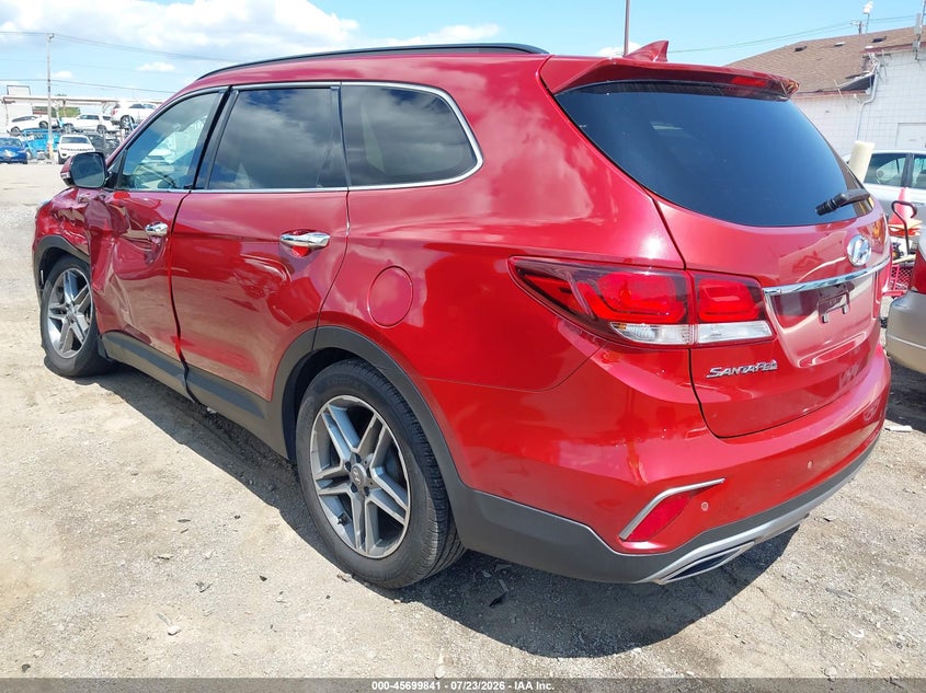 2018 Hyundai Santa fe VIN KM8SRDHF1JU284291 IAAI salvage auction — LEFT FRONT, Salvage Title, sold $3,475 on 2026-08-01 (photo 3)