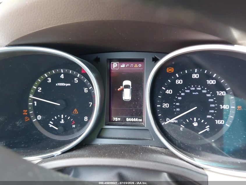 2018 Hyundai Santa fe VIN KM8SRDHF1JU284291 IAAI salvage auction — LEFT FRONT, Salvage Title, sold $3,475 on 2026-08-01 (photo 7)