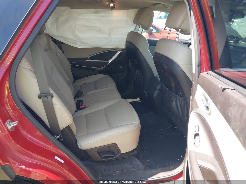 2018 Hyundai Santa fe VIN KM8SRDHF1JU284291 IAAI salvage auction — LEFT FRONT, Salvage Title, sold $3,475 on 2026-08-01 (photo 8)