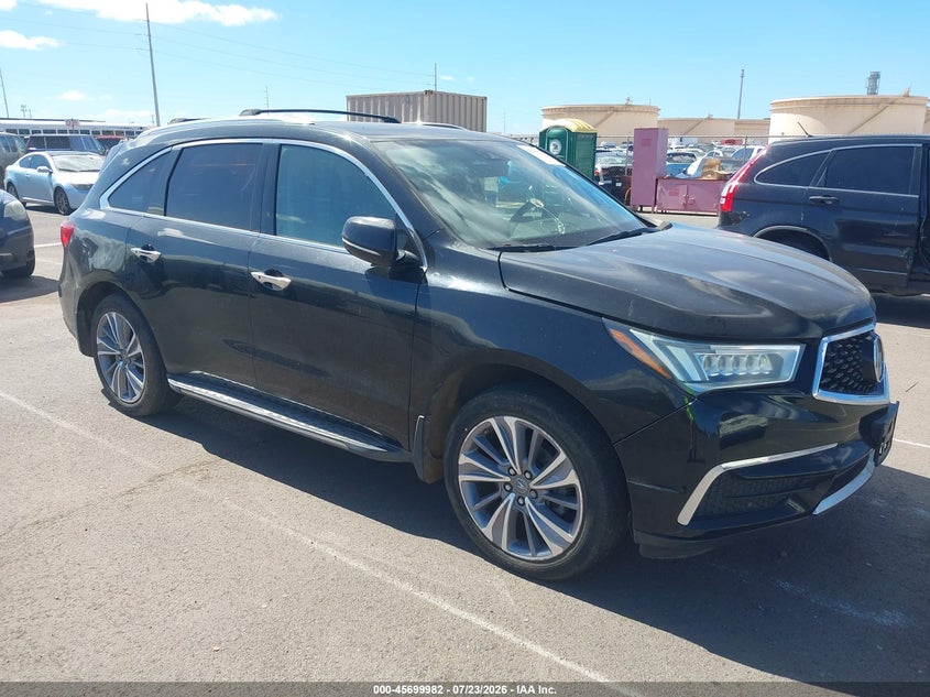 2018 Acura Mdx VIN 5J8YD3H58JL004887 IAAI salvage auction — ENGINE DAMAGE, Wait Title, sold $3,300 on 2026-09-08 (photo 1)