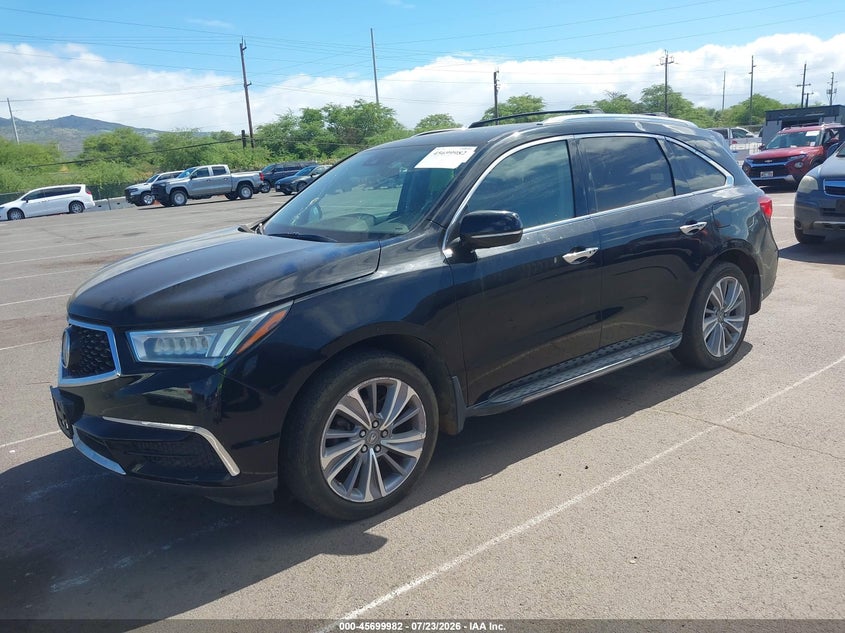 2018 Acura Mdx VIN 5J8YD3H58JL004887 IAAI salvage auction — ENGINE DAMAGE, Wait Title, sold $3,300 on 2026-09-08 (photo 2)