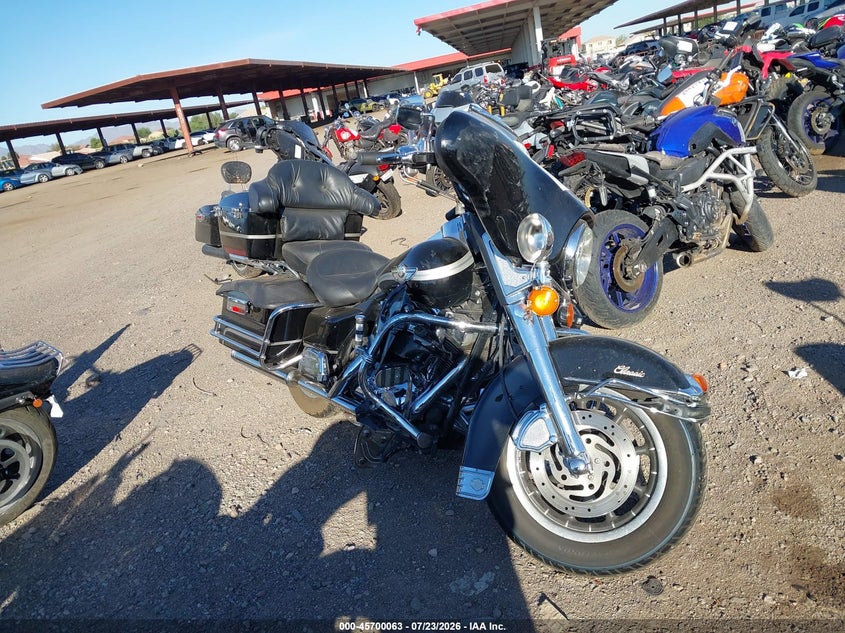2003 Harley-davidson Flhtci VIN 1HD1FFW143Y644224 IAAI salvage auction — RIGHT FRONT, Salvage (Arizona), sold $1,100 on 2026-09-07 (photo 1)