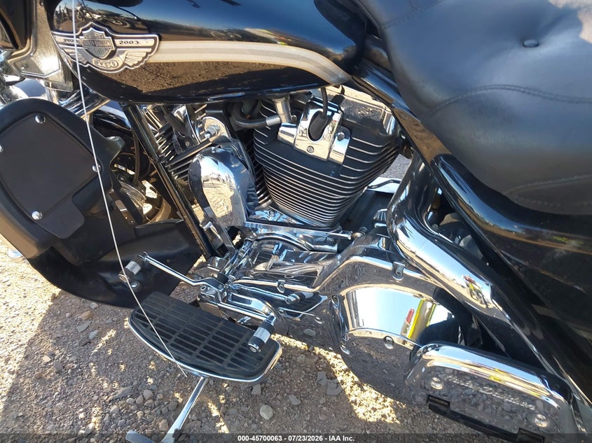 2003 Harley-davidson Flhtci VIN 1HD1FFW143Y644224 IAAI salvage auction — RIGHT FRONT, Salvage (Arizona), sold $1,100 on 2026-09-07 (photo 9)