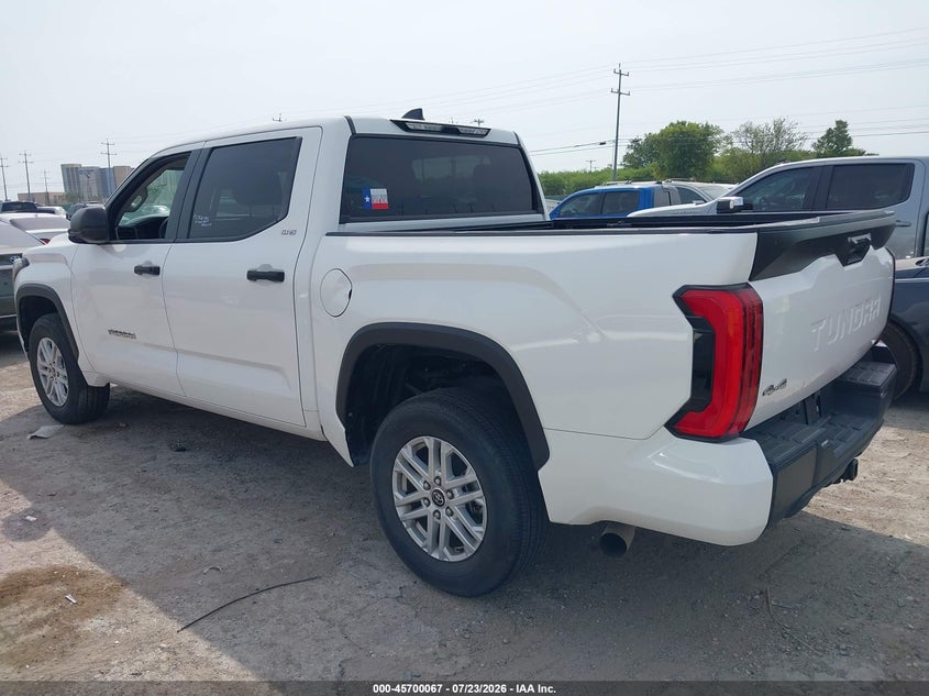 2022 Toyota Tundra VIN 5TFLA5DB4NX052684 IAAI salvage auction — REAR END, Enterprise Vehicles Clear Only (Texas), sold $32,250 on 2026-07-27 (photo 3)
