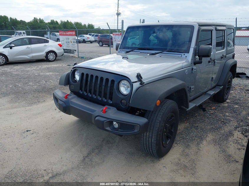 2016 Jeep Wrangler unlimited VIN 1C4BJWKG2GL340536 IAAI salvage auction — UNKNOWN, Clear (North Carolina), sold $2,975 on 2026-08-15 (photo 2)