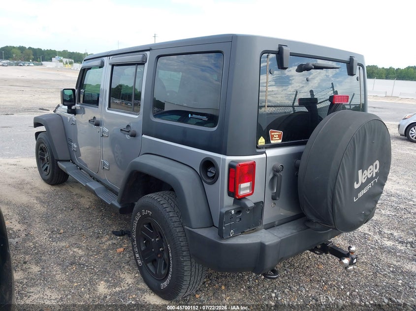 2016 Jeep Wrangler unlimited VIN 1C4BJWKG2GL340536 IAAI salvage auction — UNKNOWN, Clear (North Carolina), sold $2,975 on 2026-08-15 (photo 3)