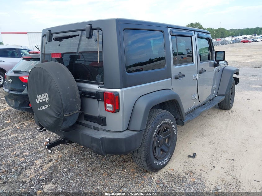 2016 Jeep Wrangler unlimited VIN 1C4BJWKG2GL340536 IAAI salvage auction — UNKNOWN, Clear (North Carolina), sold $2,975 on 2026-08-15 (photo 4)