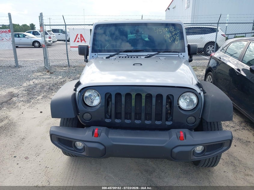 2016 Jeep Wrangler unlimited VIN 1C4BJWKG2GL340536 IAAI salvage auction — UNKNOWN, Clear (North Carolina), sold $2,975 on 2026-08-15 (photo 6)