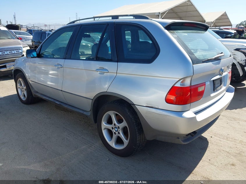 2002 BMW X5 VIN 5UXFA53582LP48930 IAAI salvage auction — NORMAL WEAR, Clear - Dealer Only (California), sold $550 on 2026-08-01 (photo 3)