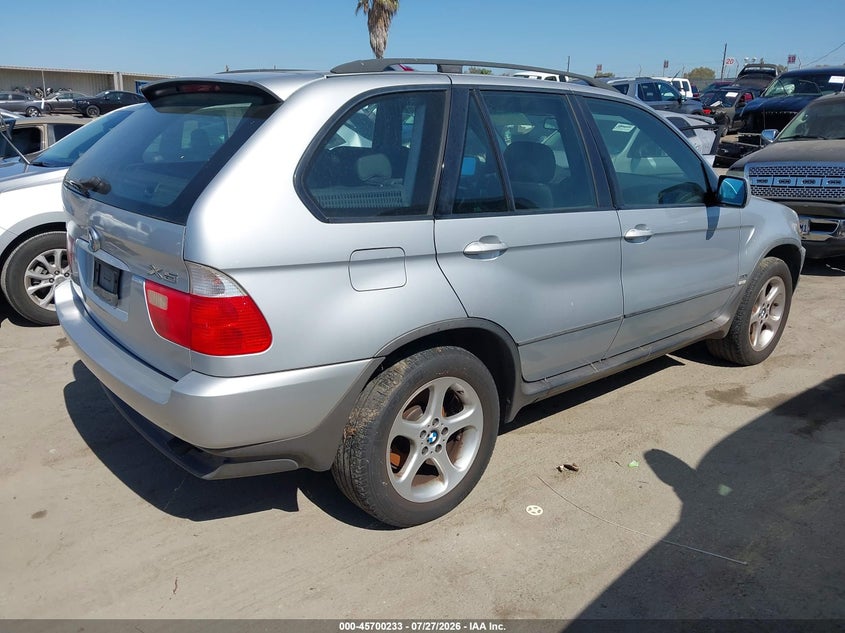 2002 BMW X5 VIN 5UXFA53582LP48930 IAAI salvage auction — NORMAL WEAR, Clear - Dealer Only (California), sold $550 on 2026-08-01 (photo 4)