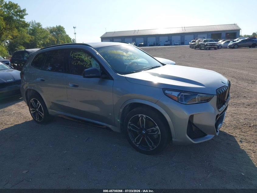 2023 BMW X1 VIN WBX73EF06P5W79072 IAAI salvage auction — FRONT END, Salvage (Indiana), sold $14,700 on 2026-08-21 (photo 1)