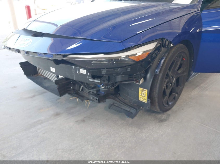 2024 Hyundai Elantra VIN KMHLR4DF4RU744906 IAAI salvage auction — FRONT END, Wait Title, sold $6,950 on 2026-09-10 (photo 6)