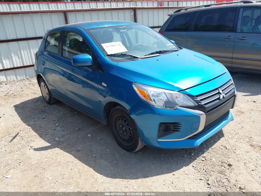 2024 Mitsubishi Mirage VIN ML32AUHJ8RH020945 IAAI salvage auction — SIDE, Salvage Title, sold $925 on 2026-07-30 (photo 1)