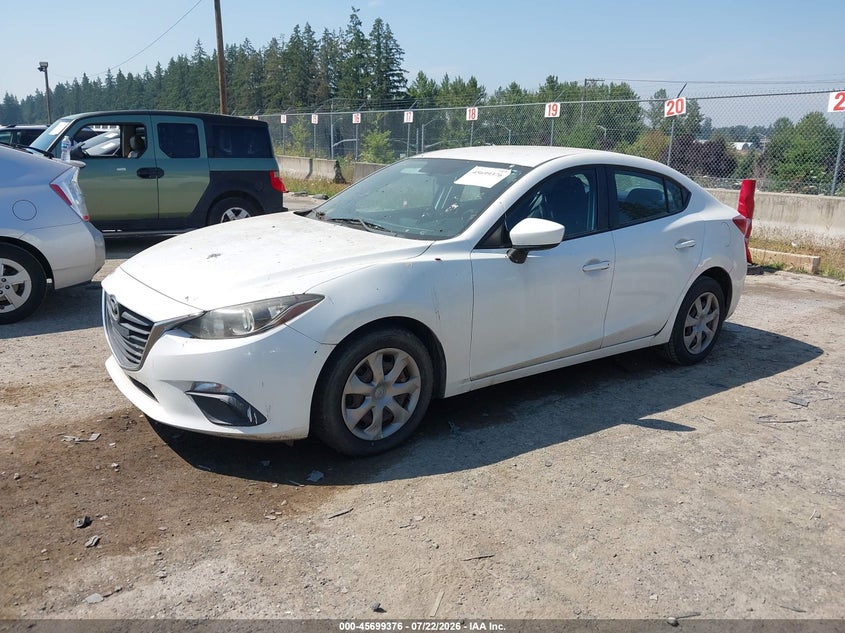 2014 Mazda 3 VIN JM1BM1U7XE1146921 IAAI salvage auction — NORMAL WEAR, Clear (Florida), sold $125 on 2026-07-29 (photo 2)
