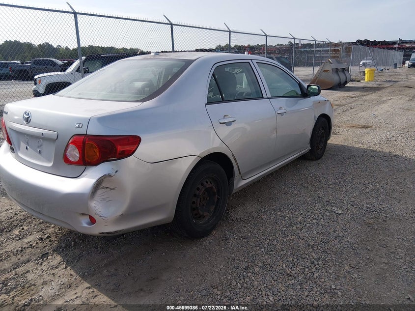 2009 Toyota Corolla VIN JTDBL40E99J021813 IAAI salvage auction — RIGHT SIDE, Clear (South Carolina), sold $1,000 on 2026-07-24 (photo 4)