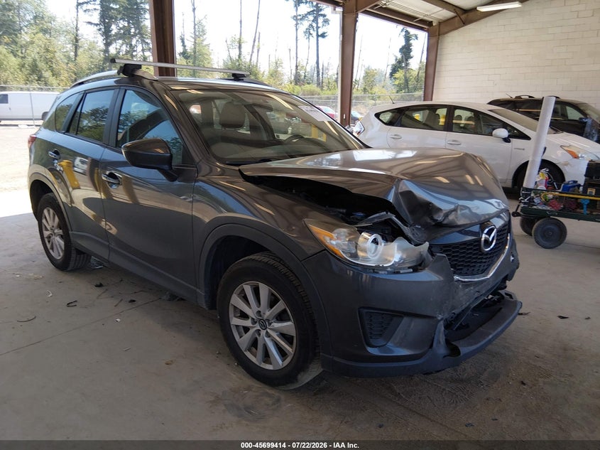 2014 Mazda Cx-5 VIN JM3KE4BE4E0301198 IAAI salvage auction — FRONT END, Bill Of Sale (Washington), sold $1,875 on 2026-08-27 (photo 1)