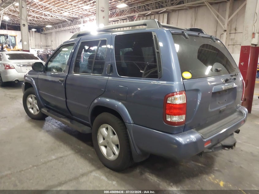 2002 Nissan Pathfinder VIN JN8DR09Y72W729987 IAAI salvage auction — NORMAL WEAR, Clear-Dealer Only (Washington), sold $225 on 2026-07-30 (photo 3)