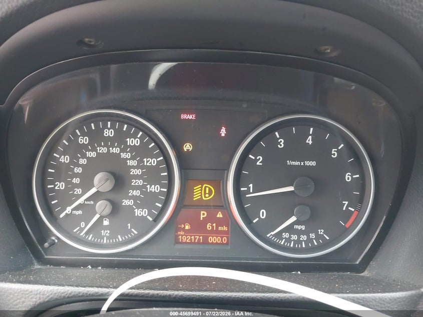 2007 BMW 3 series VIN WBAVC535X7FZ76454 IAAI salvage auction — FRONT END, Salvage (California), sold $525 on 2026-08-03 (photo 7)