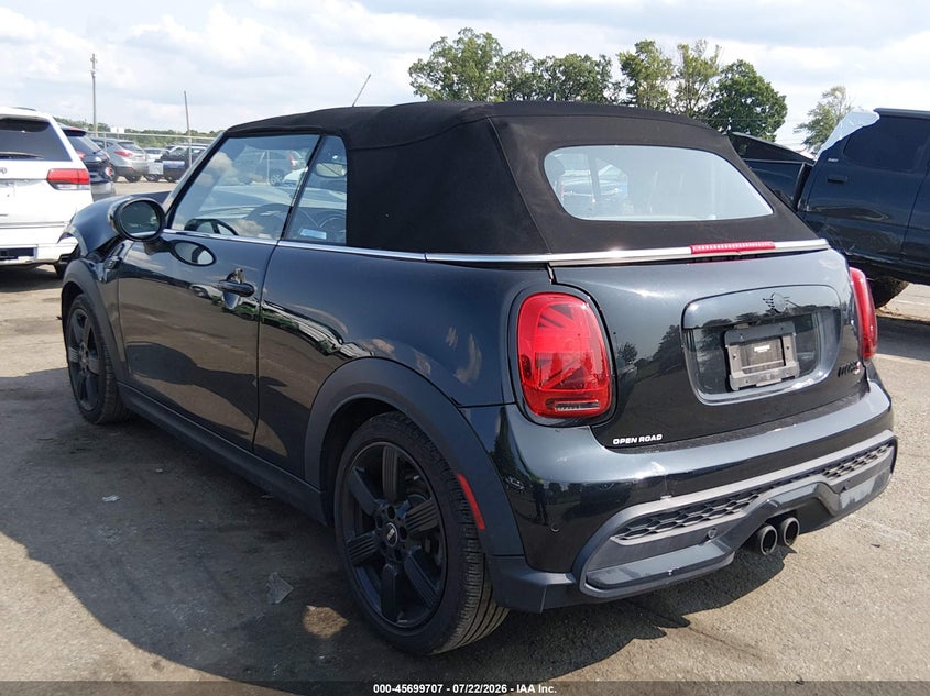 2023 Mini Convertible VIN WMW43DL08P3P74353 IAAI salvage auction — FRONT END, Salvage Title, sold $3,700 on 2026-08-19 (photo 3)