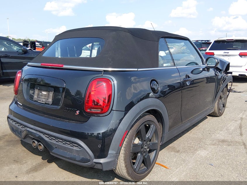2023 Mini Convertible VIN WMW43DL08P3P74353 IAAI salvage auction — FRONT END, Salvage Title, sold $3,700 on 2026-08-19 (photo 4)