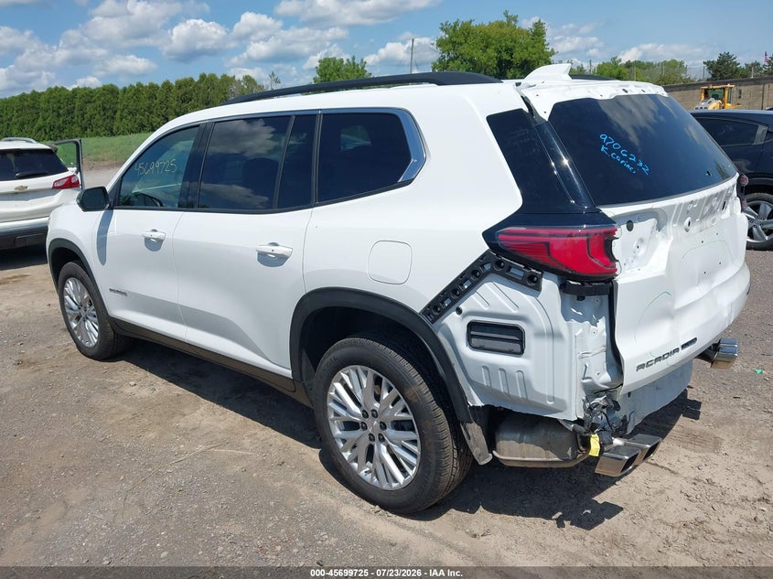 2025 Gmc Acadia VIN 1GKENNRS7SJ175405 IAAI salvage auction — REAR END, Wait Title, sold $18,700 on 2026-08-20 (photo 3)