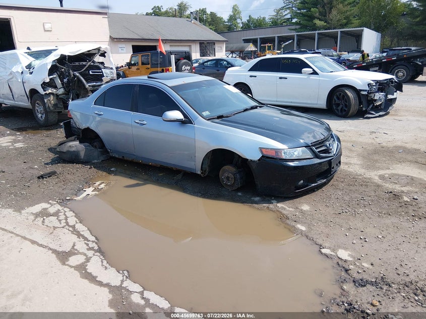 2004 Acura Tsx VIN JH4CL96904C043934 IAAI salvage auction — NORMAL WEAR, Clear (Massachusetts), sold $25 on 2026-07-29 (photo 1)