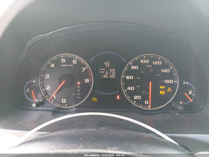 2004 Acura Tsx VIN JH4CL96904C043934 IAAI salvage auction — NORMAL WEAR, Clear (Massachusetts), sold $25 on 2026-07-29 (photo 7)