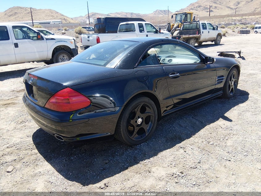 2004 Mercedes-benz Sl-class VIN WDBSK75FX4F084757 IAAI salvage auction — FRONT END, Salvage (Nevada), sold $2,500 on 2026-09-06 (photo 4)