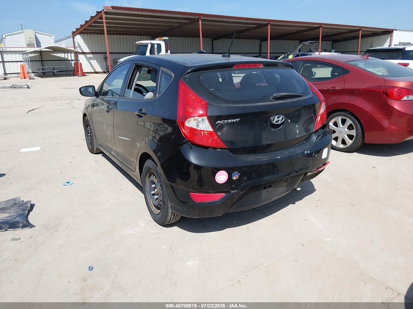 2014 Hyundai Accent VIN KMHCT5AE6EU194752 IAAI salvage auction — NORMAL WEAR, Original (Texas), sold $275 on 2026-07-28 (photo 3)