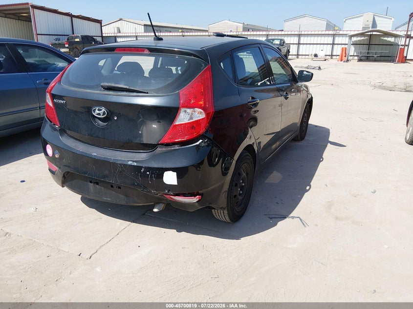 2014 Hyundai Accent VIN KMHCT5AE6EU194752 IAAI salvage auction — NORMAL WEAR, Original (Texas), sold $275 on 2026-07-28 (photo 4)