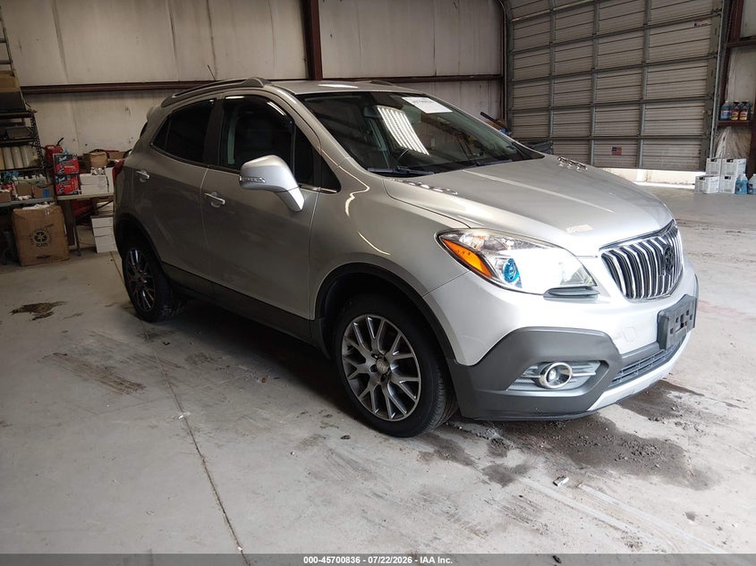 2016 Buick Encore VIN KL4CJ2SM6GB750677 IAAI salvage auction — NORMAL WEAR, Clear (Virginia), sold $375 on 2026-07-28 (photo 1)