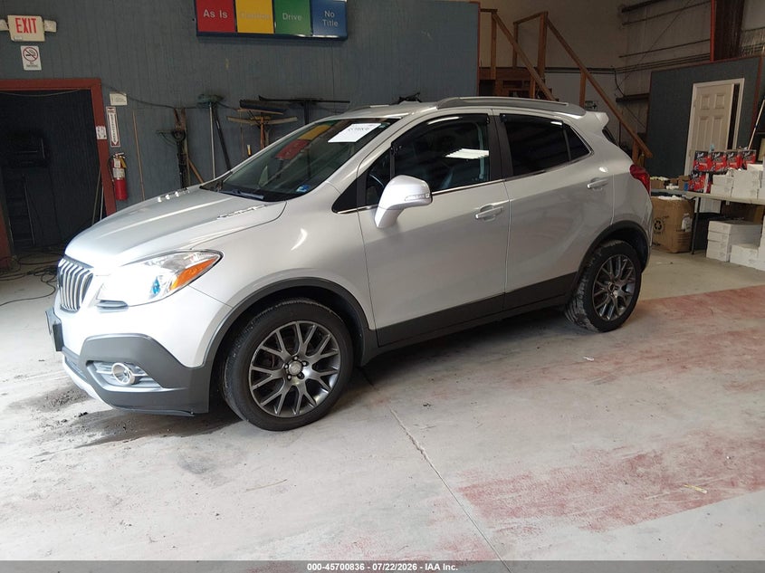 2016 Buick Encore VIN KL4CJ2SM6GB750677 IAAI salvage auction — NORMAL WEAR, Clear (Virginia), sold $375 on 2026-07-28 (photo 2)